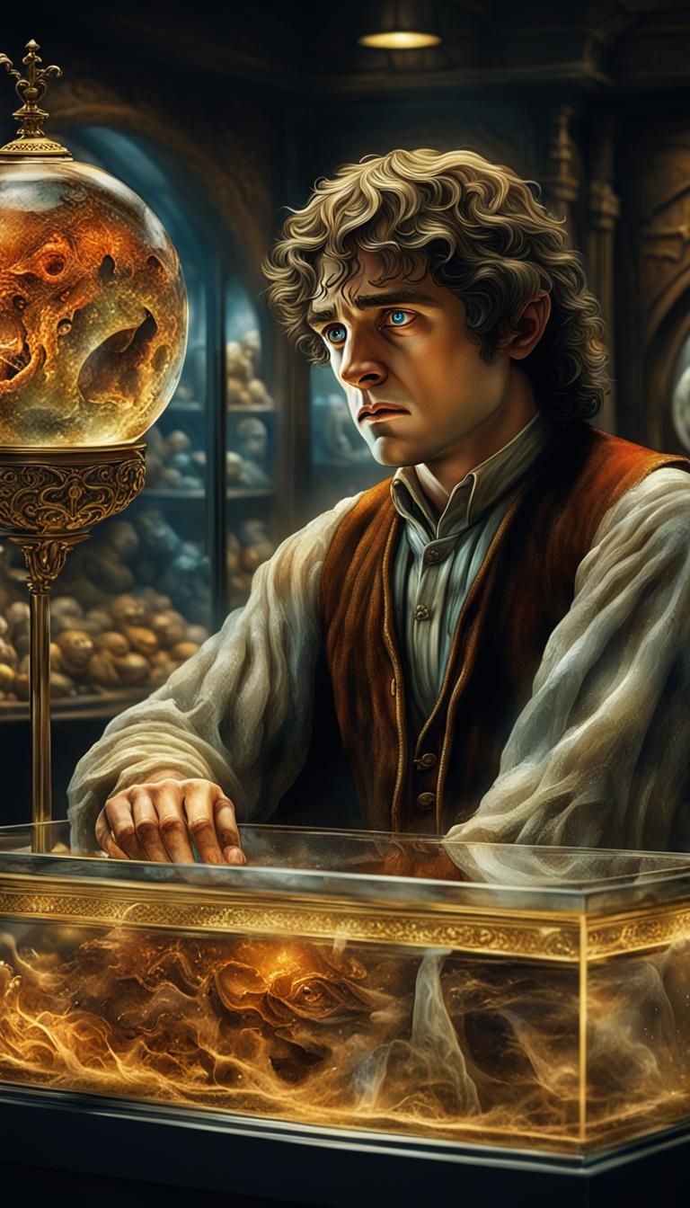 Frodo's Temptation: The One Ring Beckons