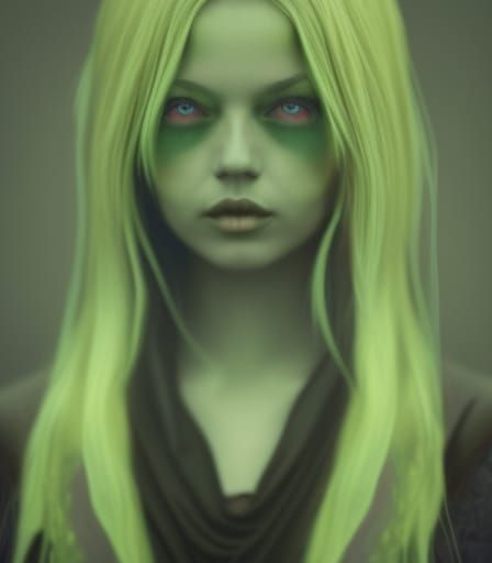 Goblin Alchemist Student in Dark Fantasy Style