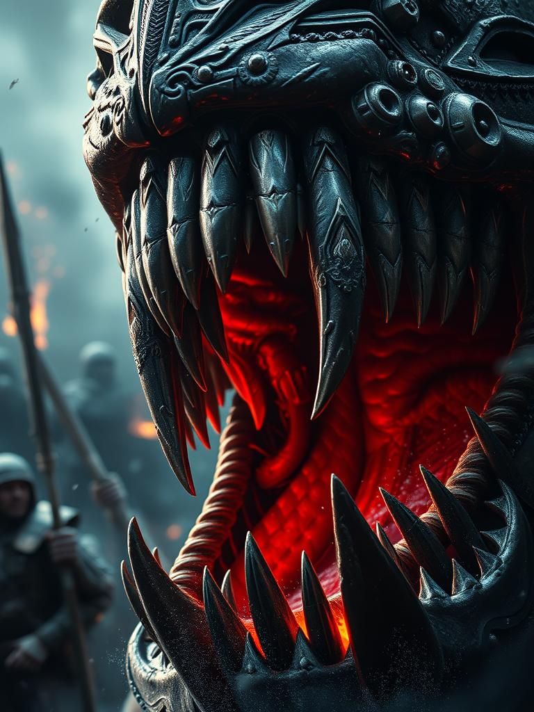 Mouth Of War: Detailed Digital Matte Painting