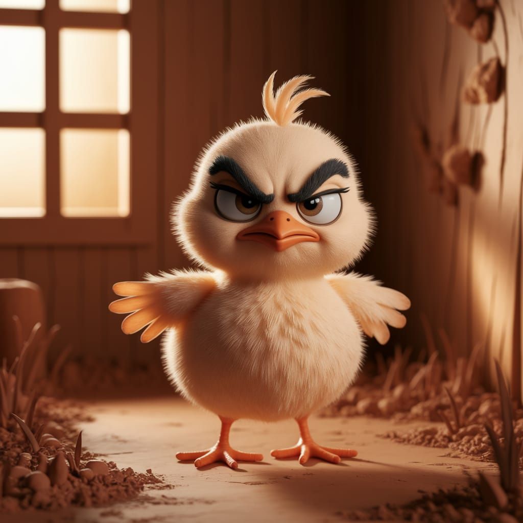 Grumpy Chick's Claymation Barnyard Tantrum