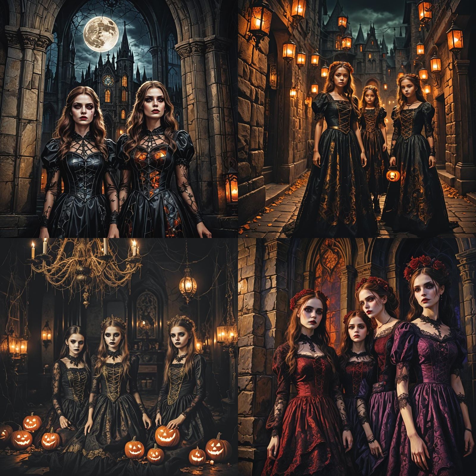Gothic Halloween: Girls in Dark Ambient Scene