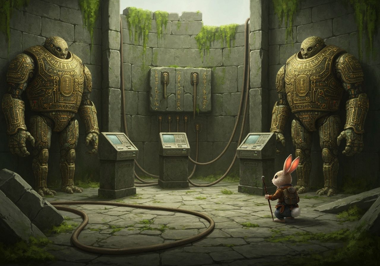 Rabbit Explorer Discovers Aetherpunk Ruins and Lost Technolo...