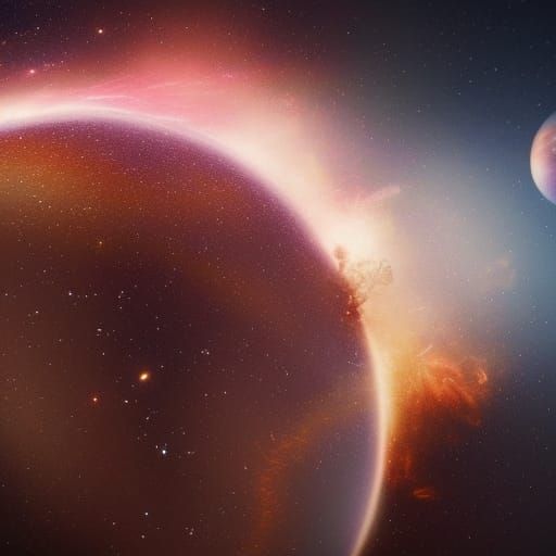 Galaxy in Glass Sphere: Surreal 8k Resolution Art