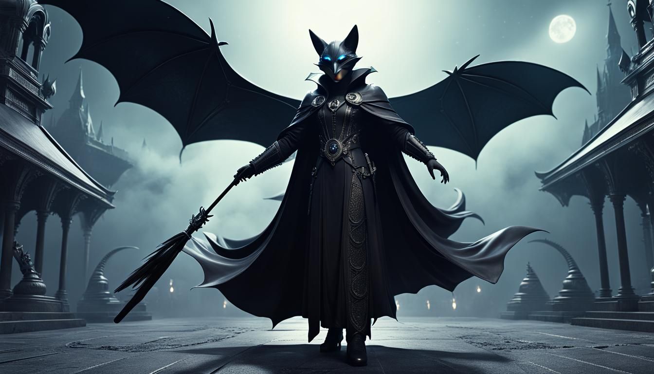 Flying Fox Magus in Lovecraftian Style