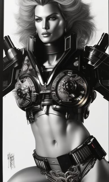 Cosmic Space Cowgirl Rodeo Star Character Design