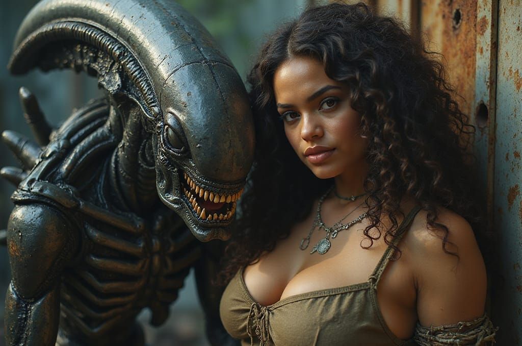 Mrs. Giger (right) and Rover