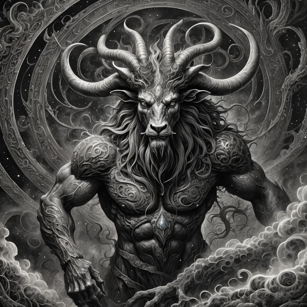 Capricorn Titan Emerges in Cosmic Vortex