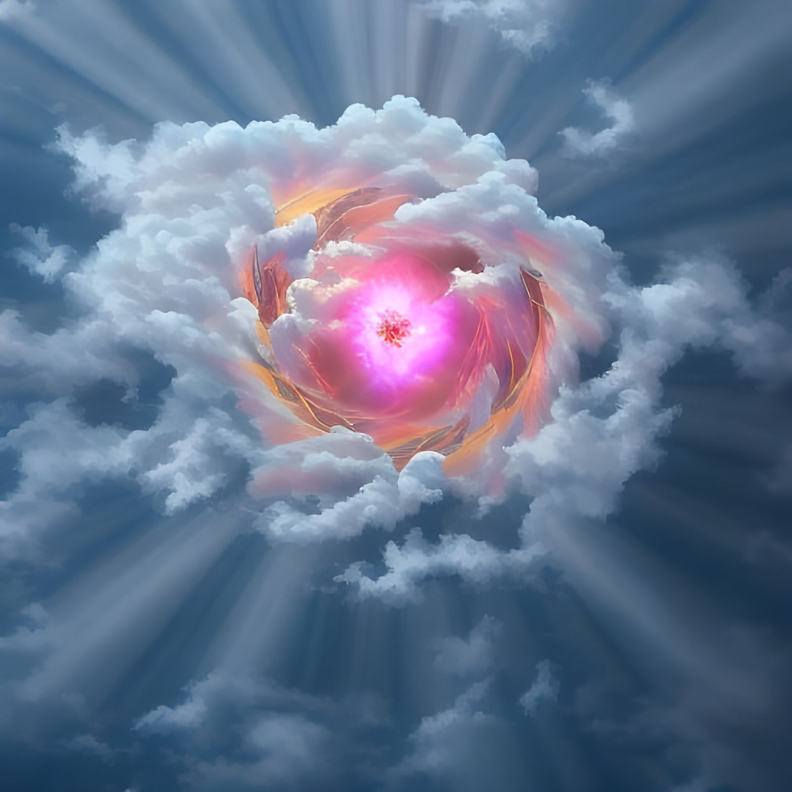 Utopian City Reflecting Galactic Patterns