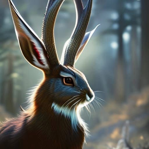 Hyperdetailed Rabbit Concept Art in 4K Resolution