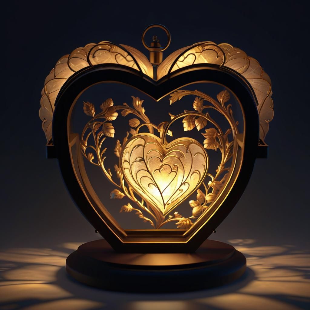The Delicate One Heart Lantern