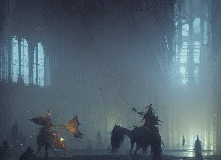 Recursive Reflections: Shibari Workshop Concept Art