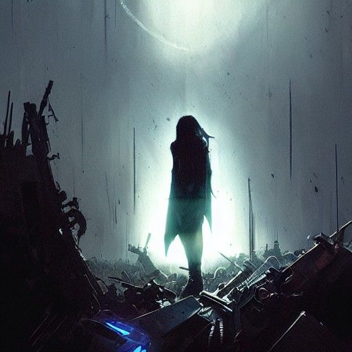 Sinister Ravens Scan a Battlefield