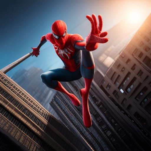 Spider-Man Fantasy Concept Art in 8K Resolution