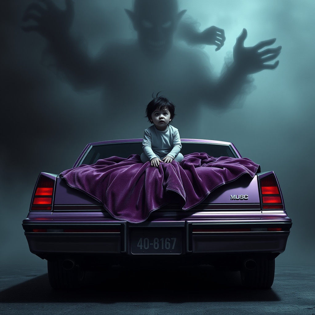 Monte Carlo in Plum Purple with Ominous Shadow