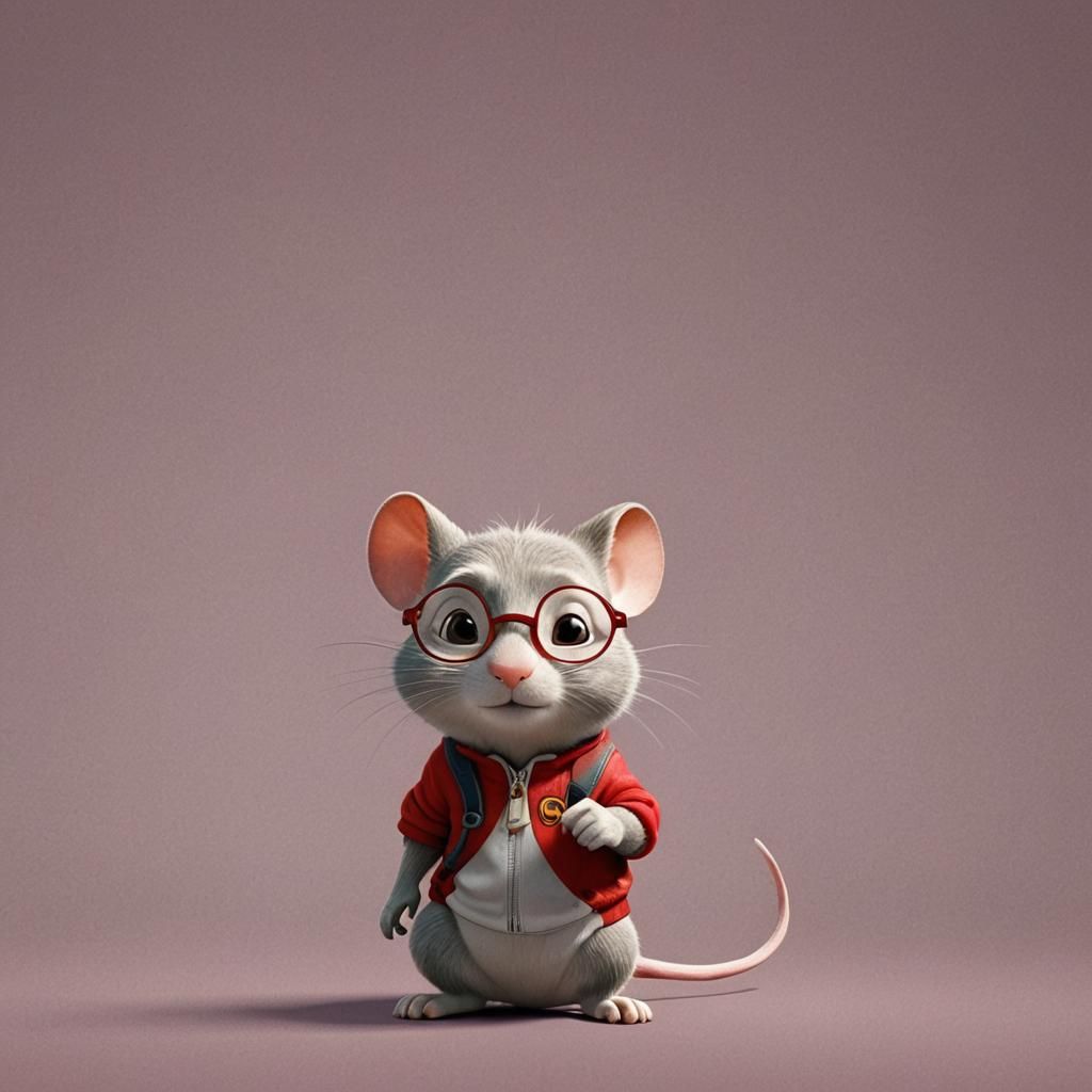 Stuart Little Reimagined: Pixar-Style 3D Art
