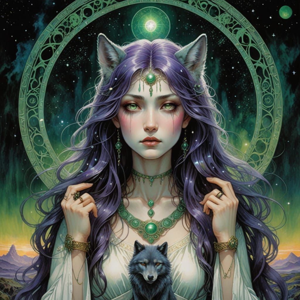 Cosmic She-Wolf in Harmony