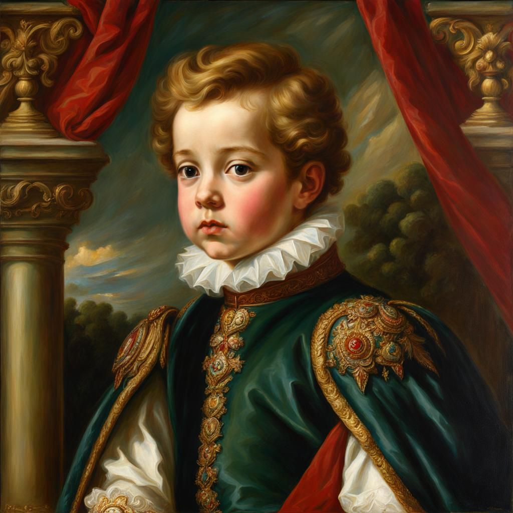 Regal Prince in George Frederick Watts Style