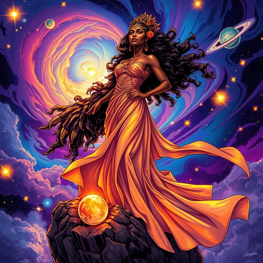 Celestial Goddess of the Cosmos