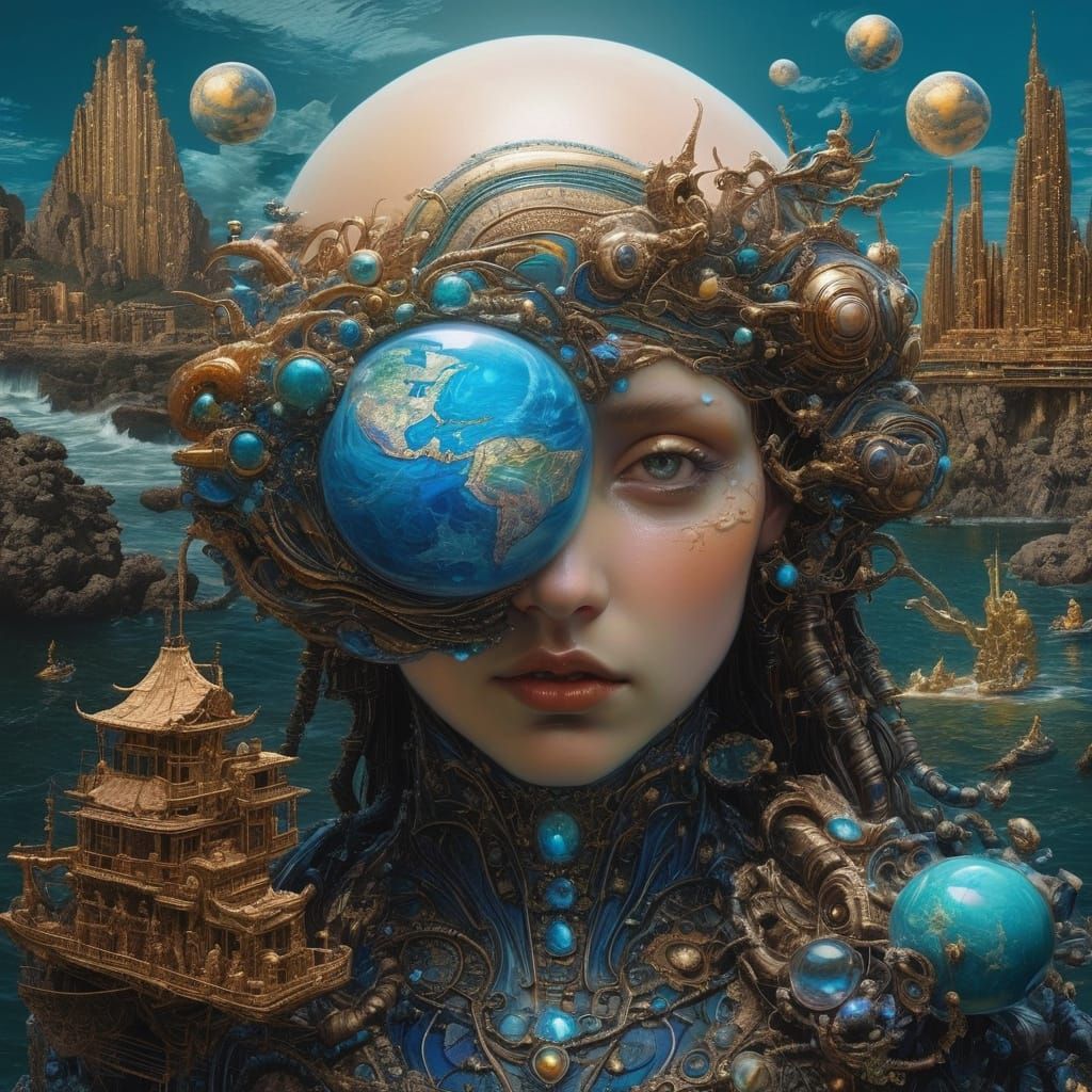 Detailed Retrowave Seascape in Unreal Engine