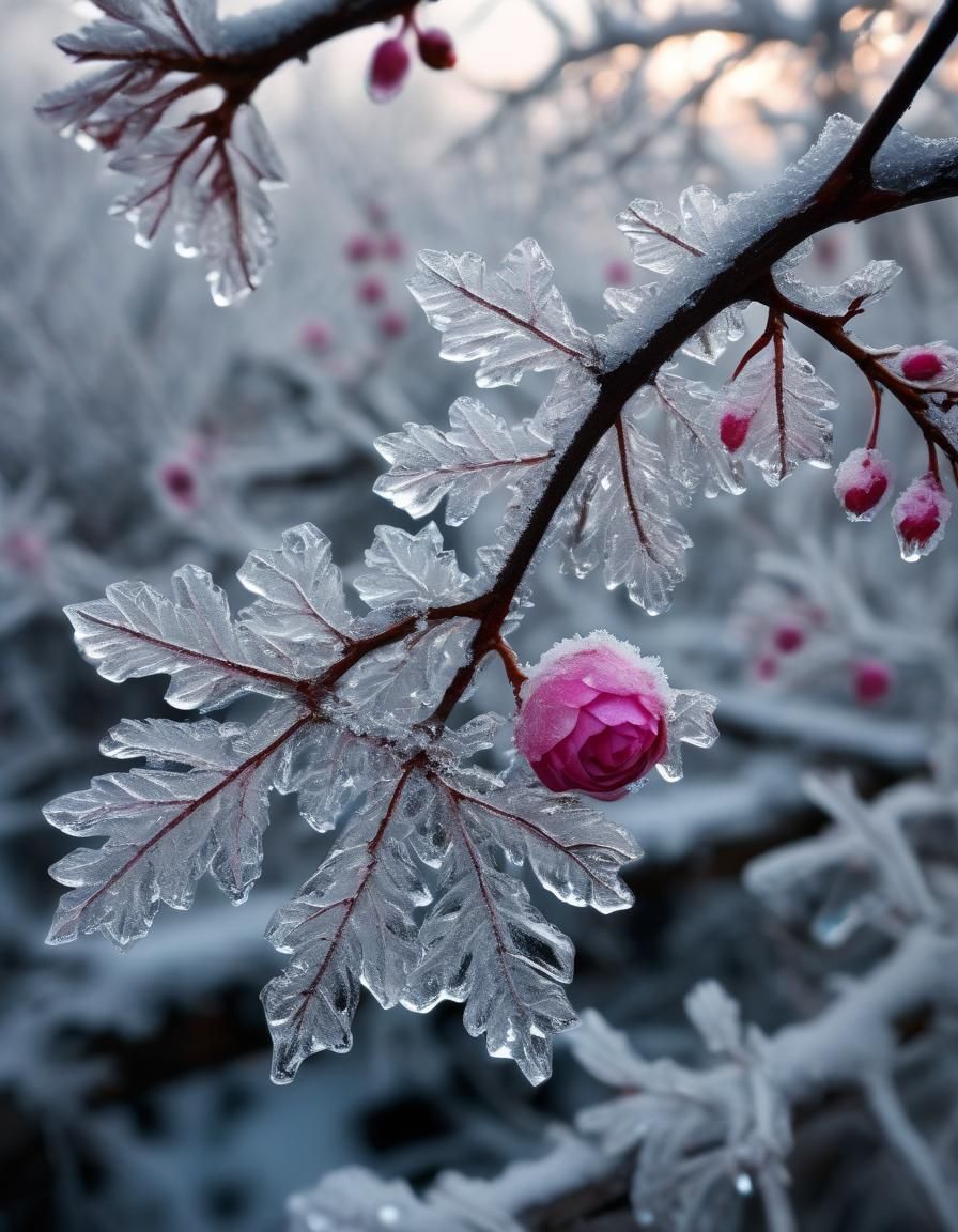 Icy Path Through Silver Wood: A Winter's Tale