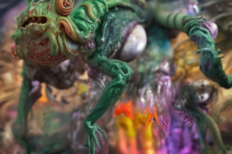 Mutant Biological Experiment Gone Wrong: Hyperrealistic Horr...