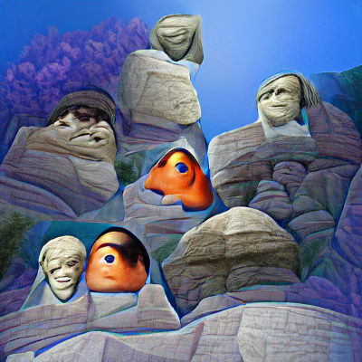 Mount Rushmore Reimagined: Finding Nemo Edition