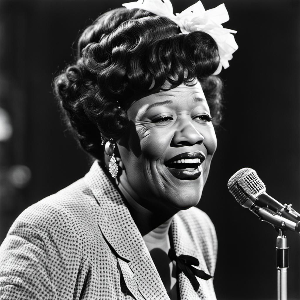 Ella Fitzgerald Sings Summertime: AI Art