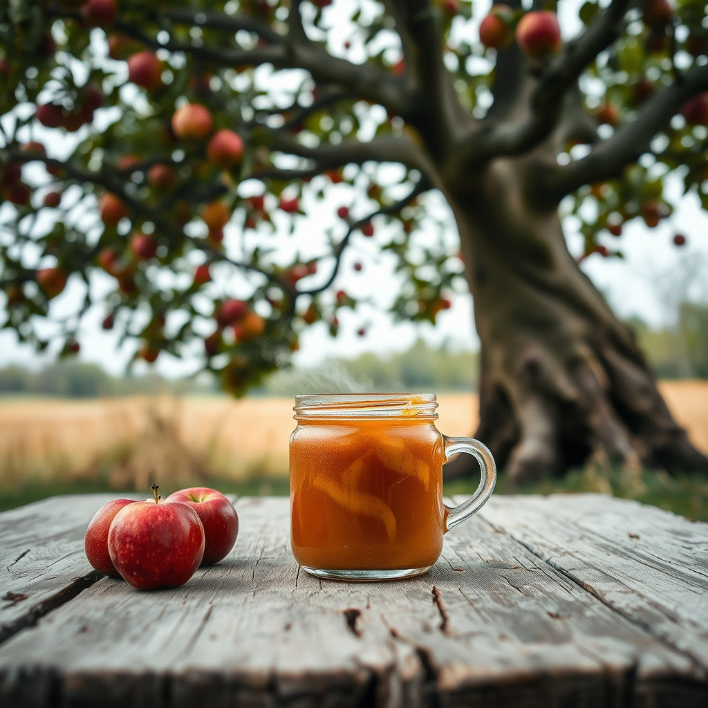 Rustic Apple Tree Still-Life Photography