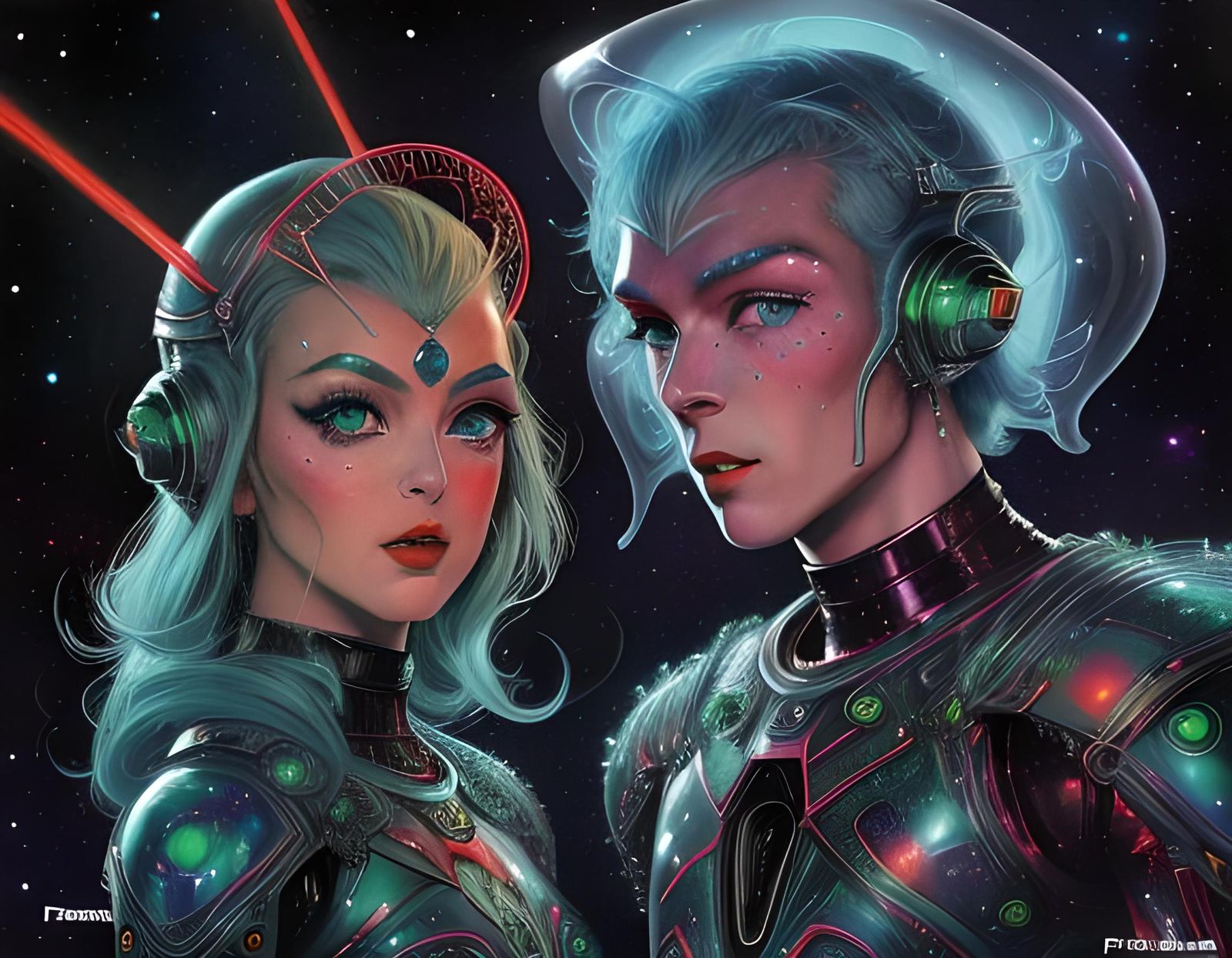 Vintage Science Fiction Characters 06