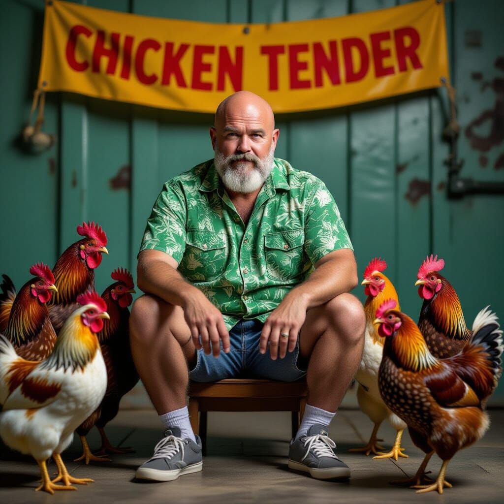 Hyperrealistic Chicken Tender Image with Cinematic Lighting