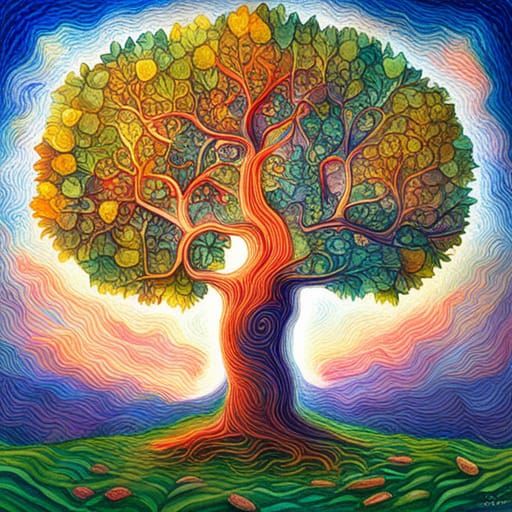 Intricate Money Tree of Life in Grassy Park