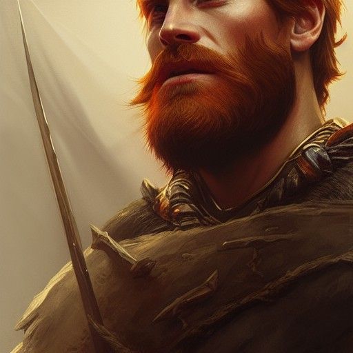 King Richard Portrait in Digital Fantasy Art
