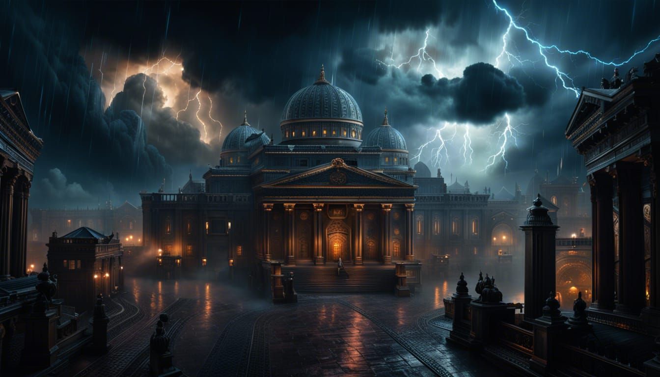 Stormy Skies Over Ancient Cloud City