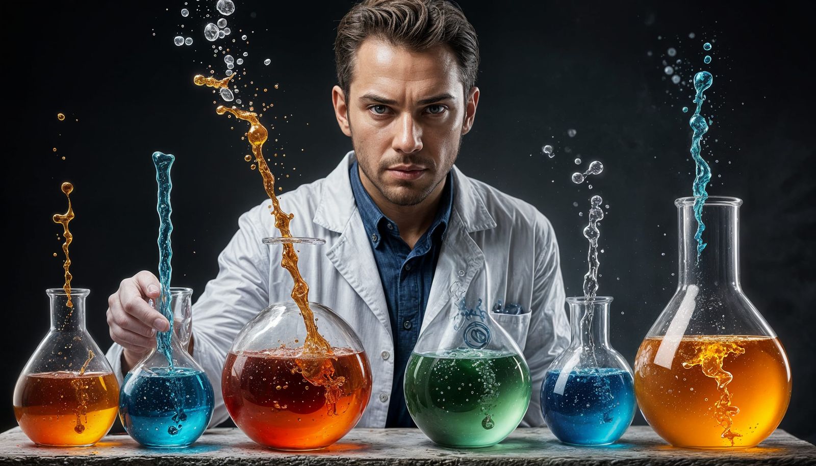 Conservation of Mass: Hyperrealistic Splash Art