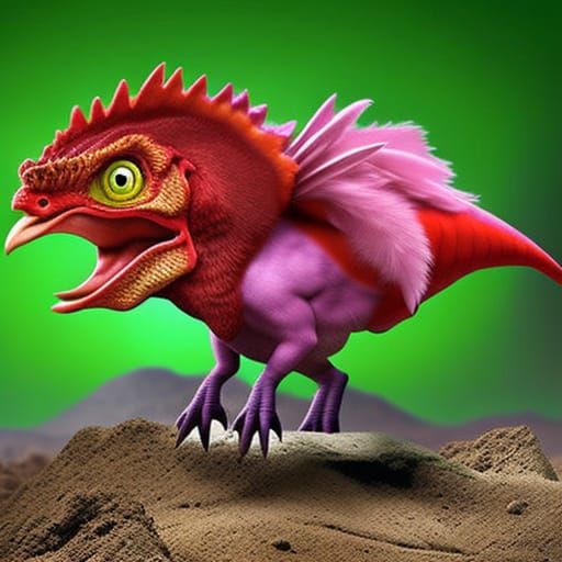 Mutant Psycho Chicken Dinosaur Hybrid