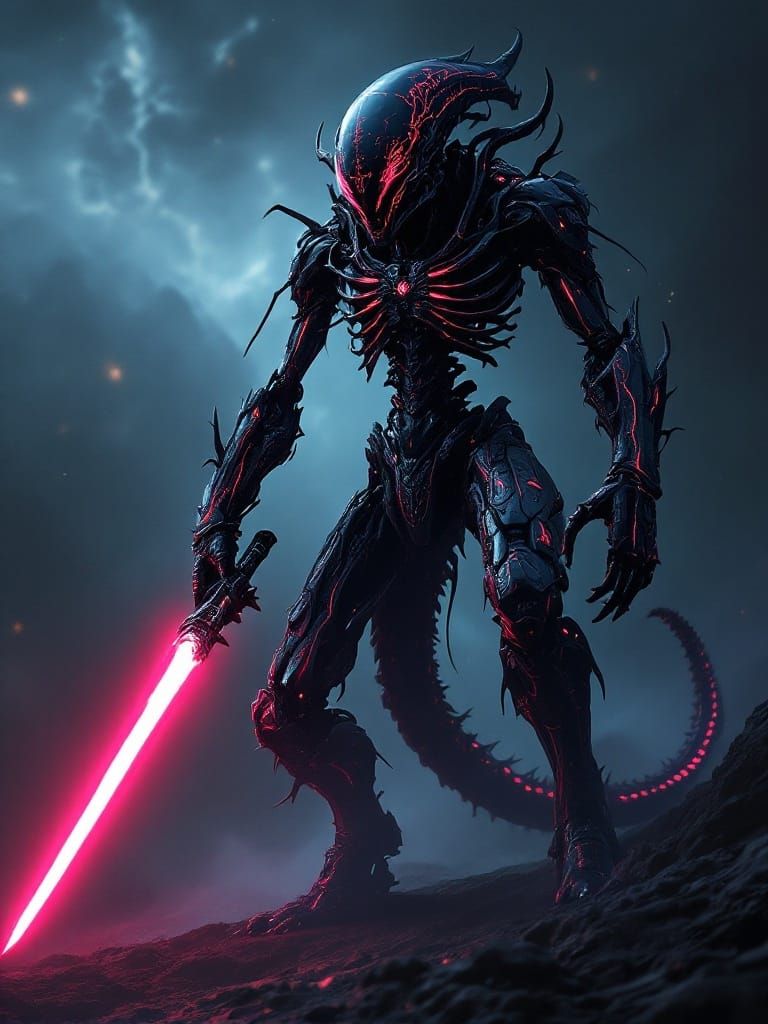Sith Lord Xenomorph Emerges from Dark Galaxy