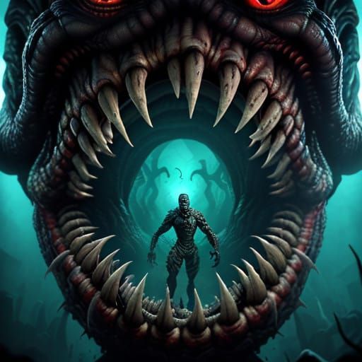 Ethereal Portrait of a Cursed, Sinister Entity