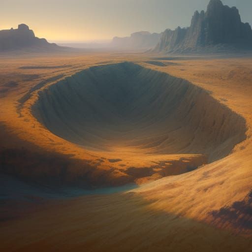 Interconnected Humanity and Landscape in Digital Concept Art