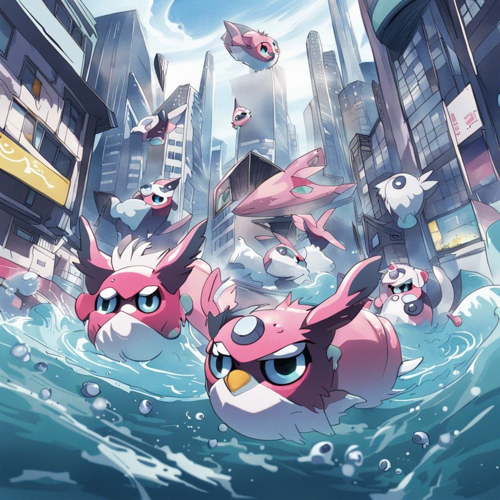 Furby Hydra Emerges in Anime Style