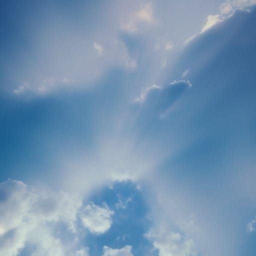 Colorful Stairway to Heaven in Soft Focus