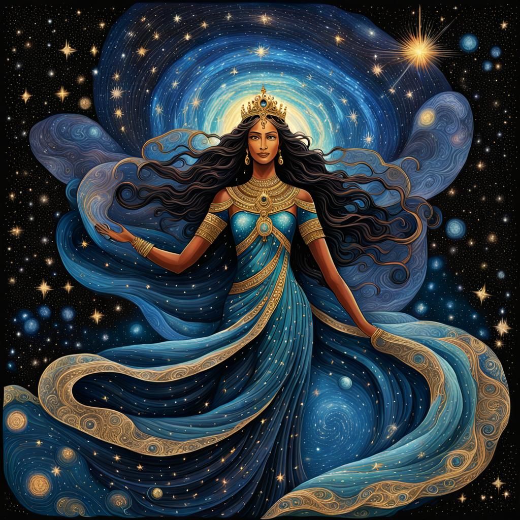 Cosmic Goddess of Stars Reveals Space-Time Rift