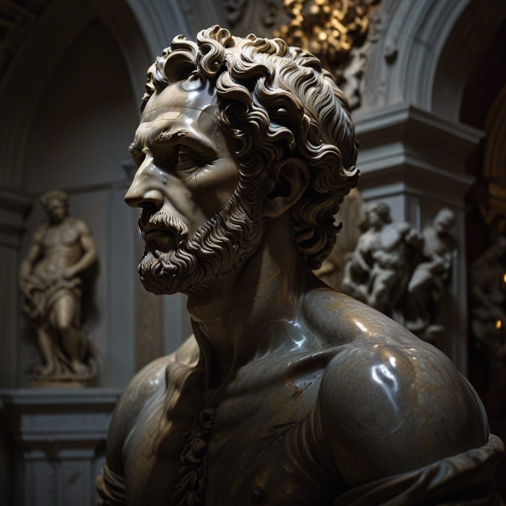 Michelangelo in Baroque Despair