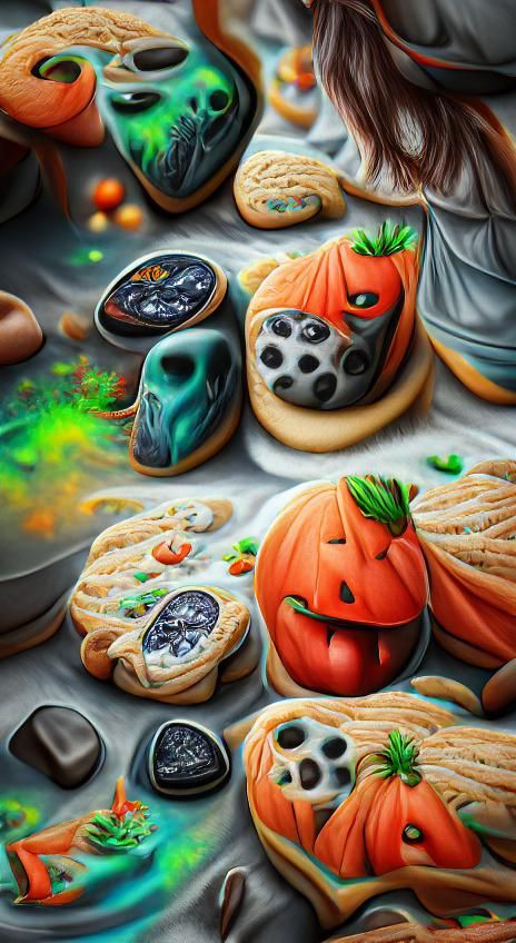 Adorable Halloween Cookie Monster Treats
