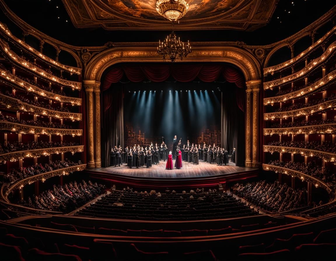 Phantom of the Opera: Hyperrealistic Stage Production