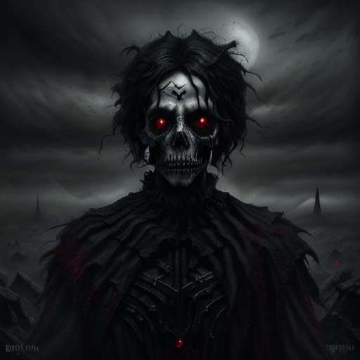 Gothic Undead Children Feast on Raw Meat for Christmas Dinne...