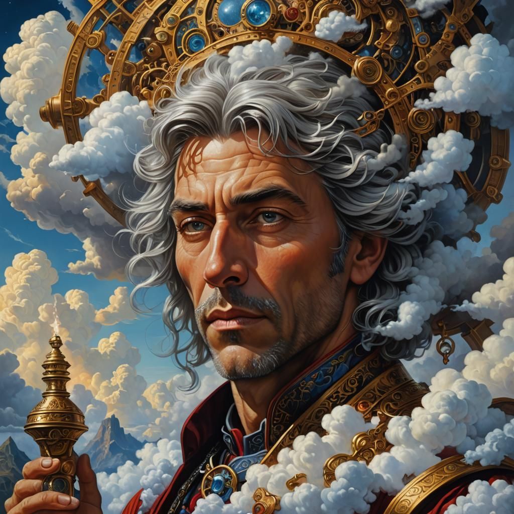Alchemist Portrait: Moody, Meticulous Fantasy Illustration