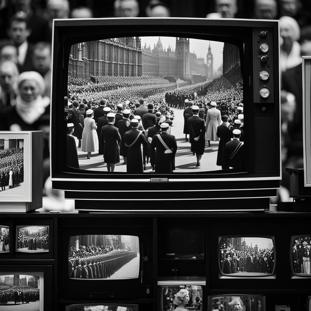 Queen Elizabeth II Coronation on Vintage TV