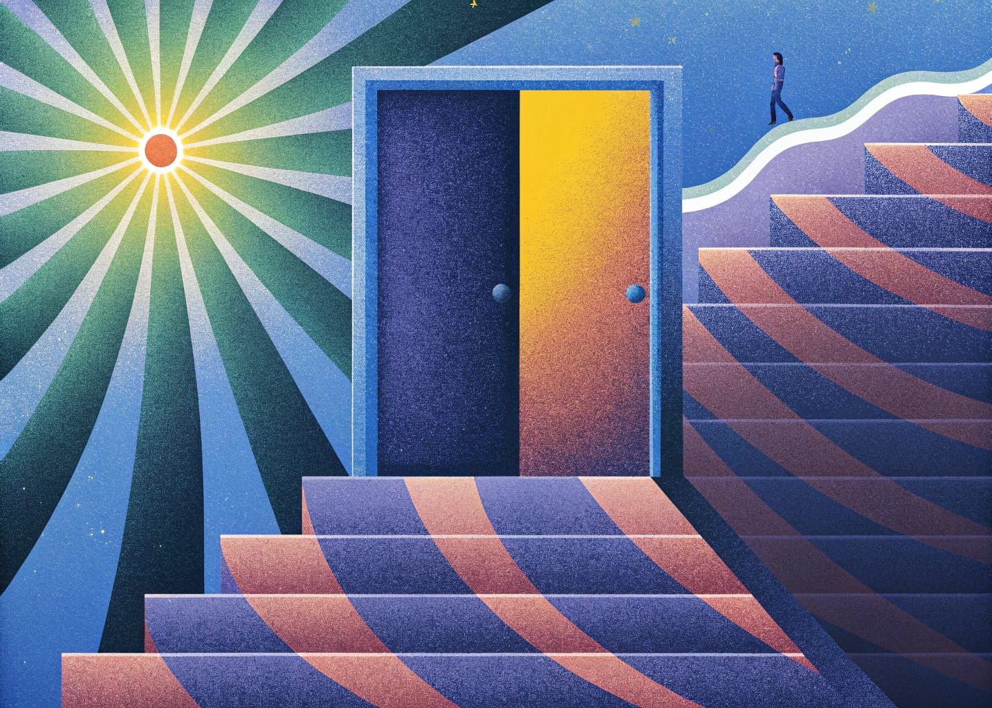 Incessant Montage of Weird Doorways Trance Reward Enigma