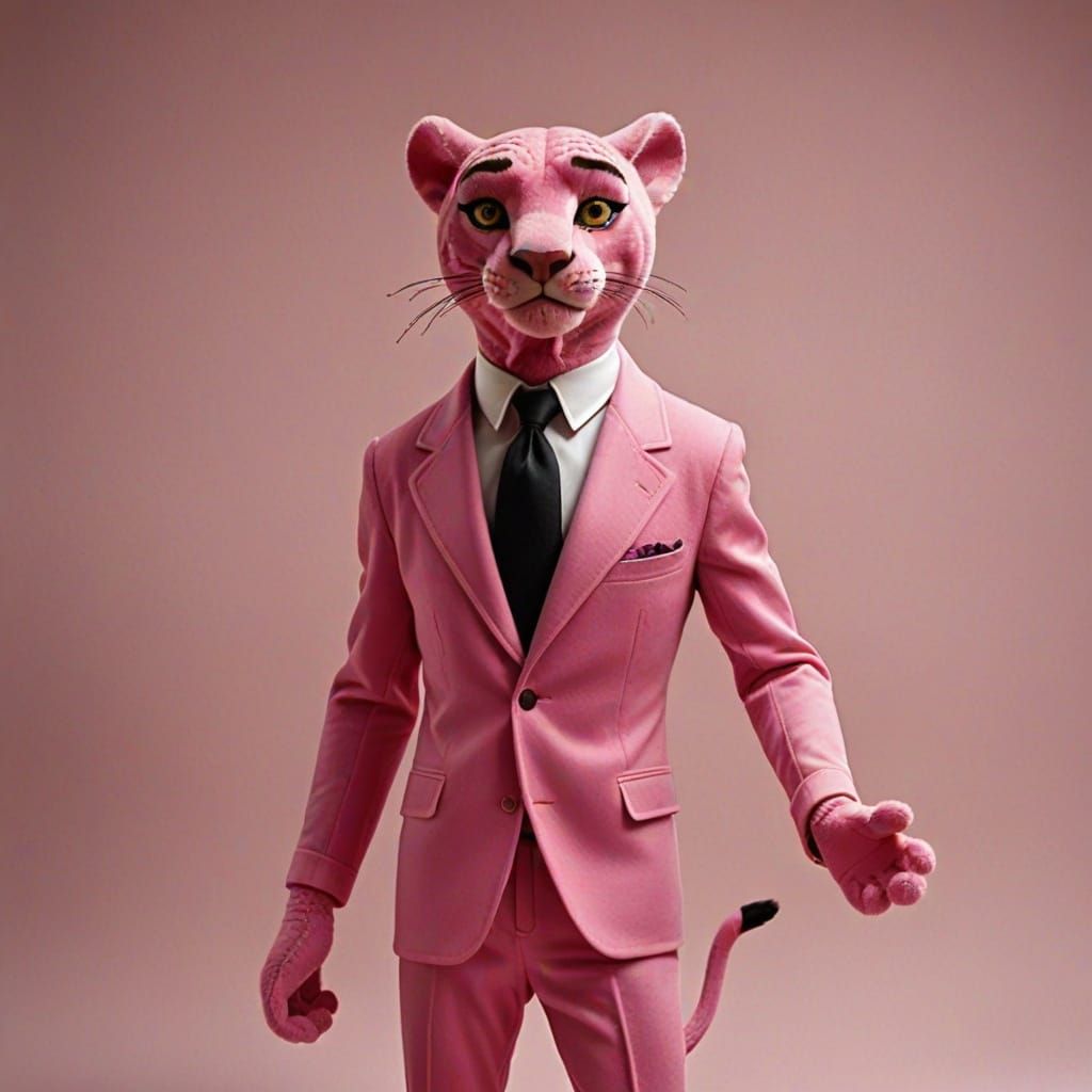 The Pink Panther Takes a Bow in Elegant Style