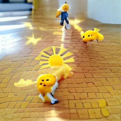 Person Walking Towards the Light